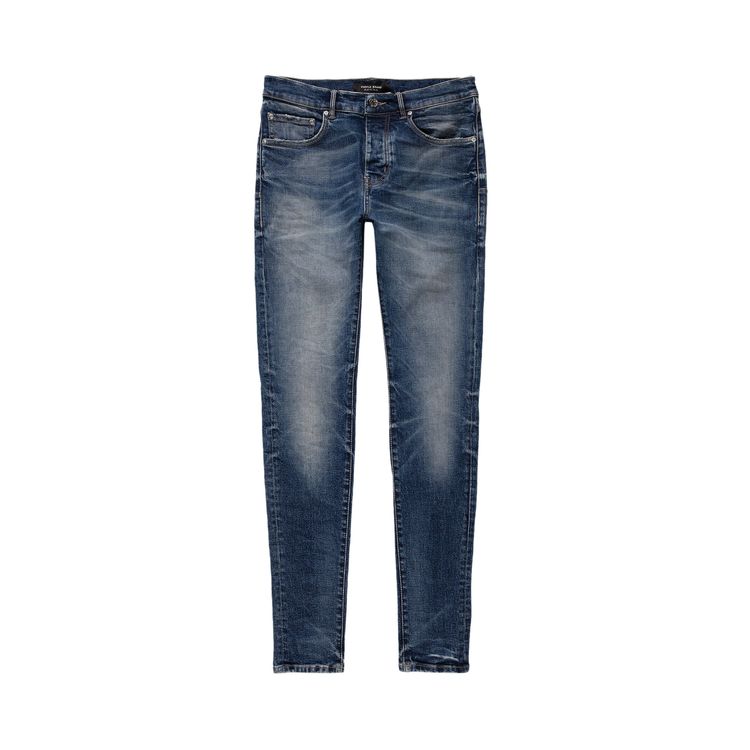 PURPLE BRAND Mid Three Year Skinny Jeans Indigo