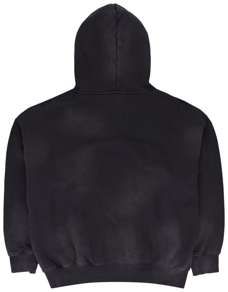 PURPLE BRAND Heavy Dry Fleece Pullover Hoodie Black