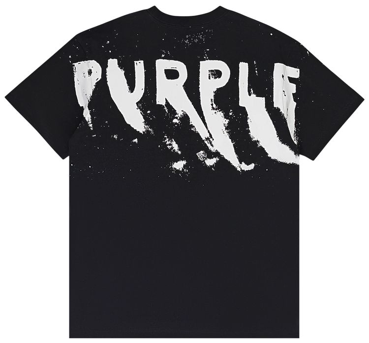 PURPLE BRAND Heavy Jersey Short Sleeve Tee Black