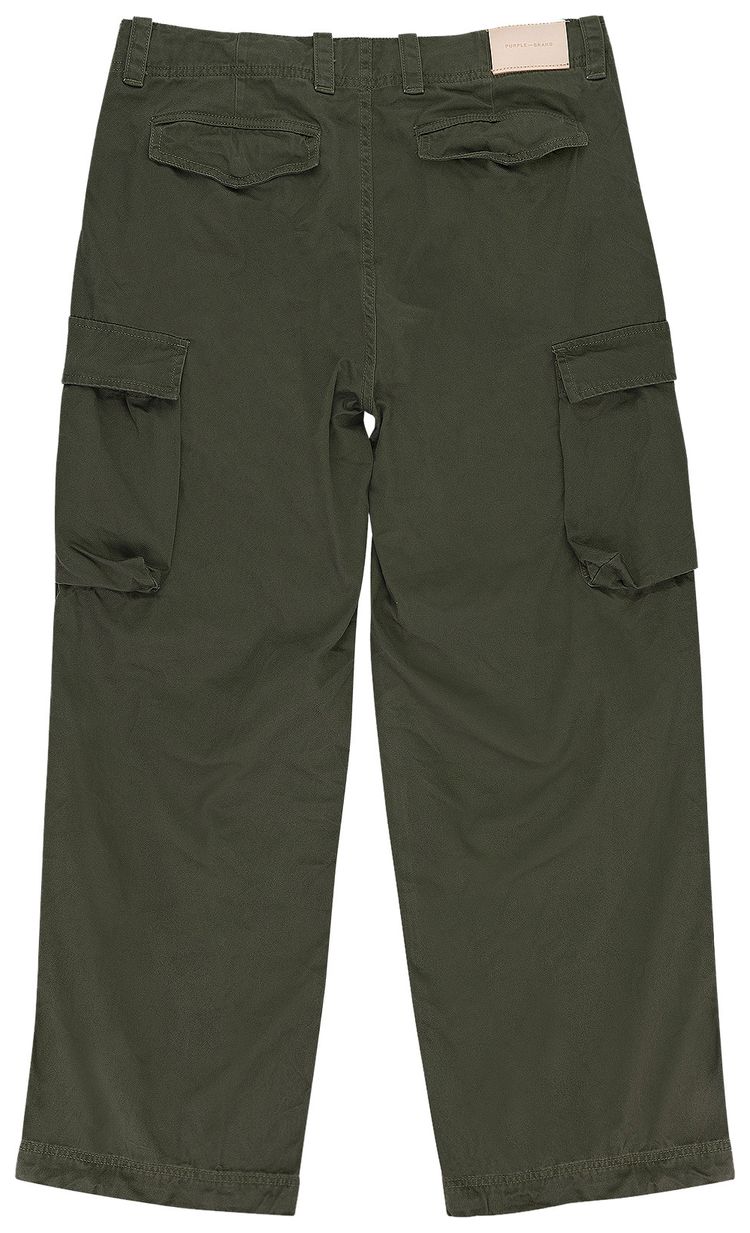 PURPLE BRAND Double Pocket Cargo Pants Green