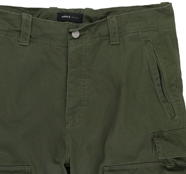 PURPLE BRAND Double Pocket Cargo Pants Green