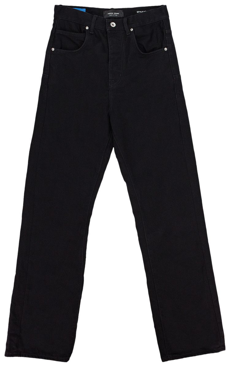 PURPLE BRAND Rinse Wash Skinny Jeans Black