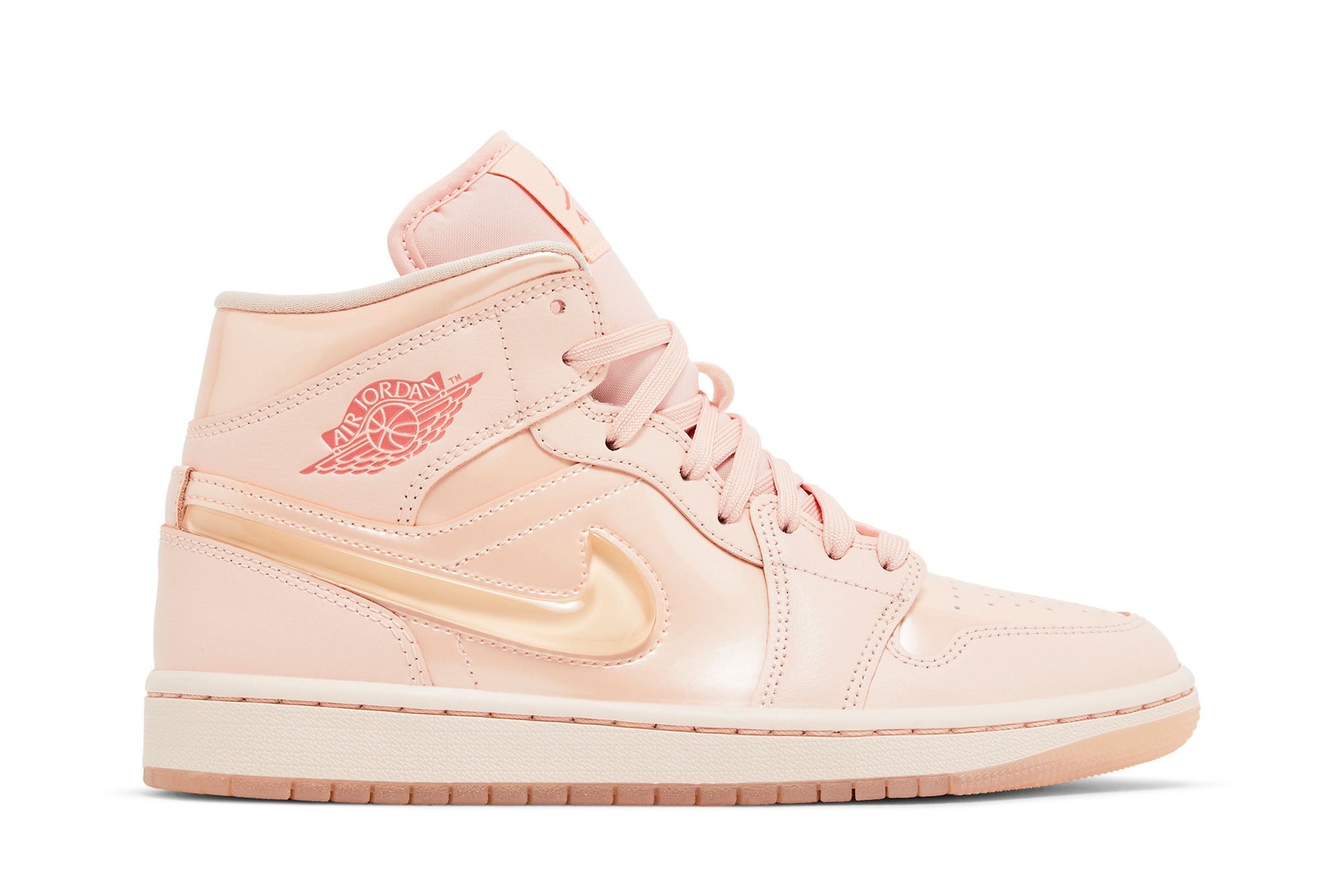 Buy Wmns Air Jordan 1 Mid 'Patent Valentine's Day' - HF3173 600 | GOAT