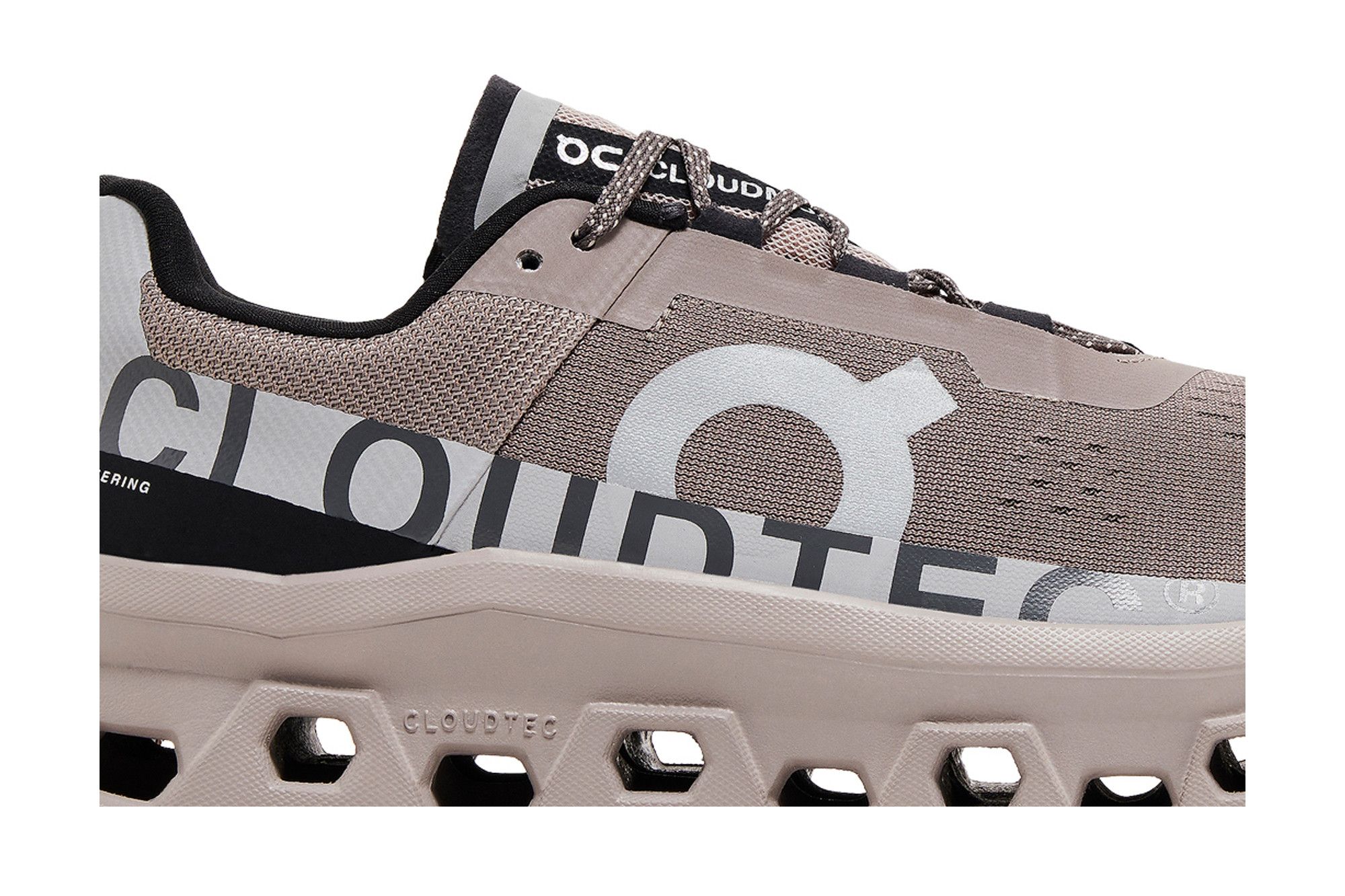 【美品】Cloud monster スニーカー 26cm Cinder/Fog WOMEN'S ON CLOUDMONSTER RUNNING SHOES CINDER/FOG 6197726 030