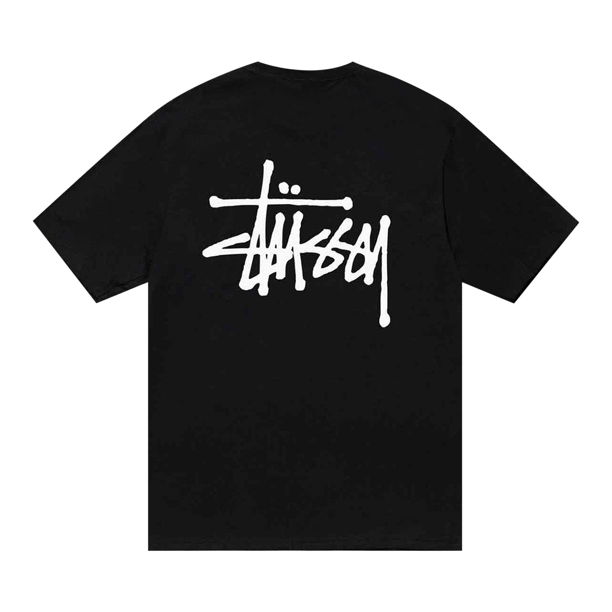Buy Stussy Basic Tee 'Black' - 1905000 BLAC | GOAT