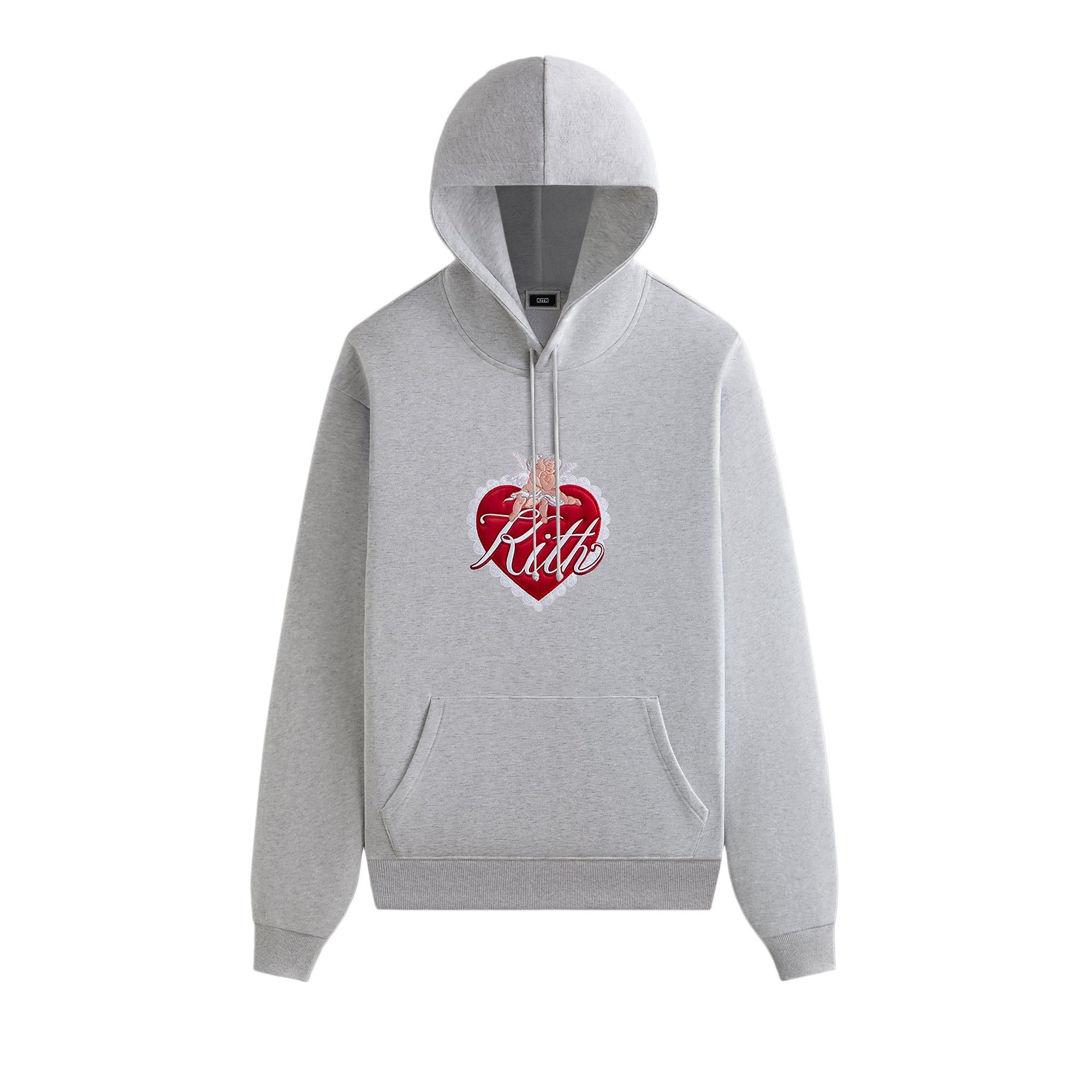トップス Kith Cupid V Williams III Hoodie Buy Kith Cupid V Williams III Hoodie 'Light Heather Grey