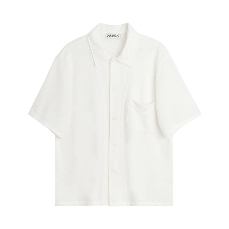Our Legacy Box Short Sleeve Shirt White