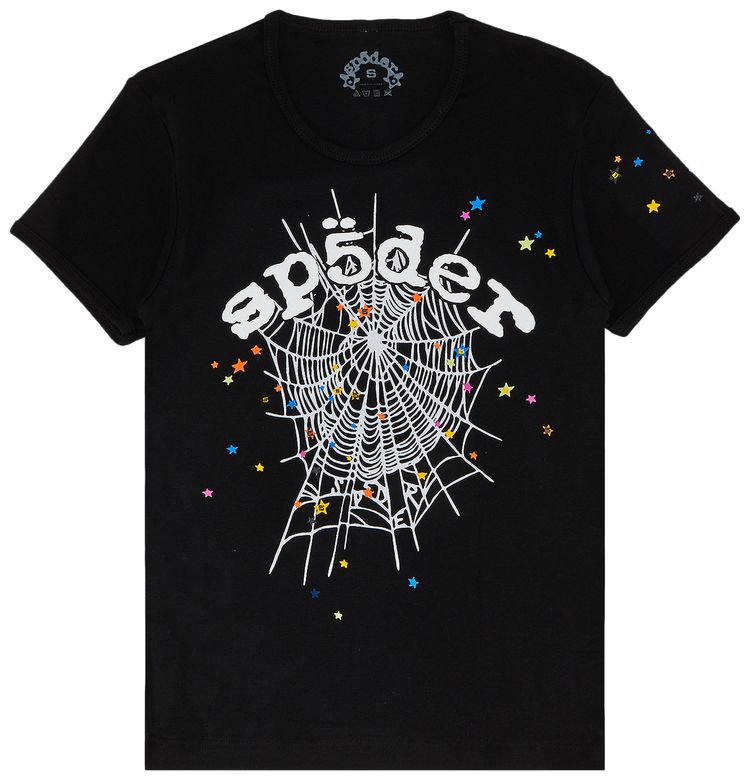 Sp5der OG Web V2 Baby Tee Onyx