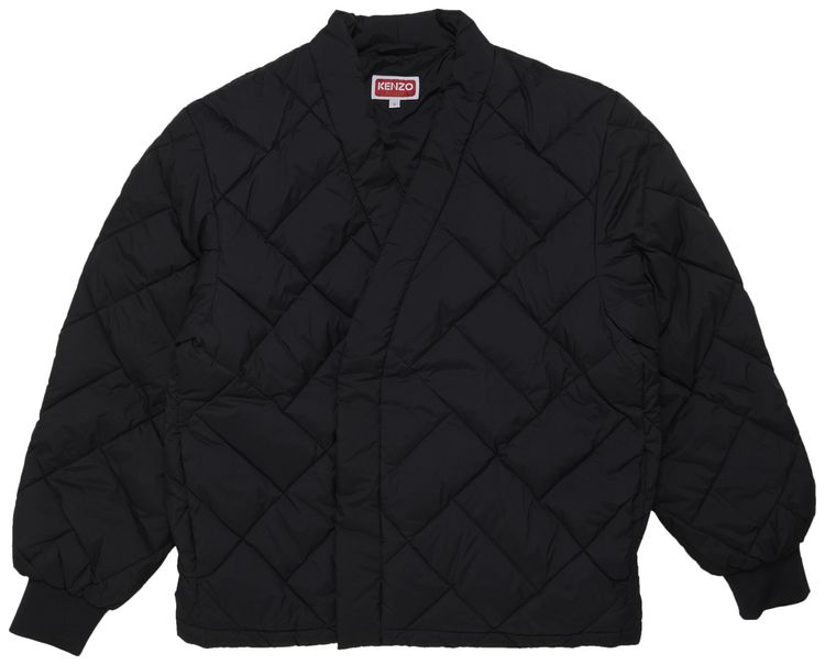 Kenzo Weave Down Kimono Black