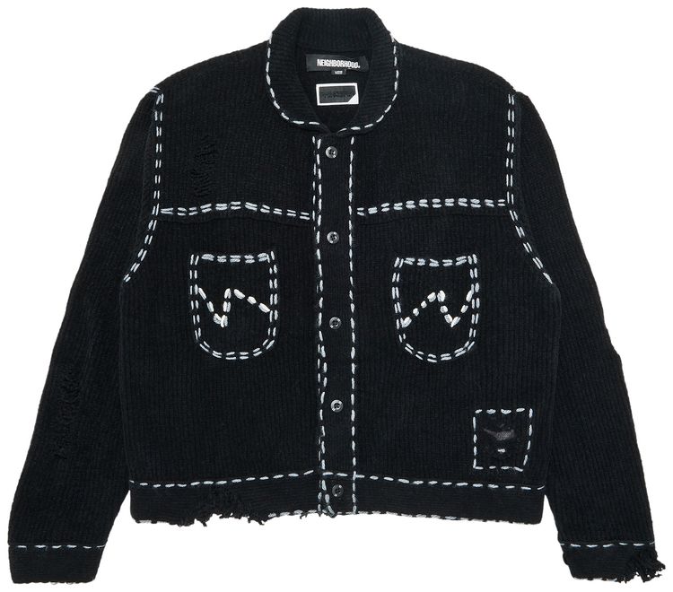 Neighborhood x PHINGERIN PG1 Savage Knit Black