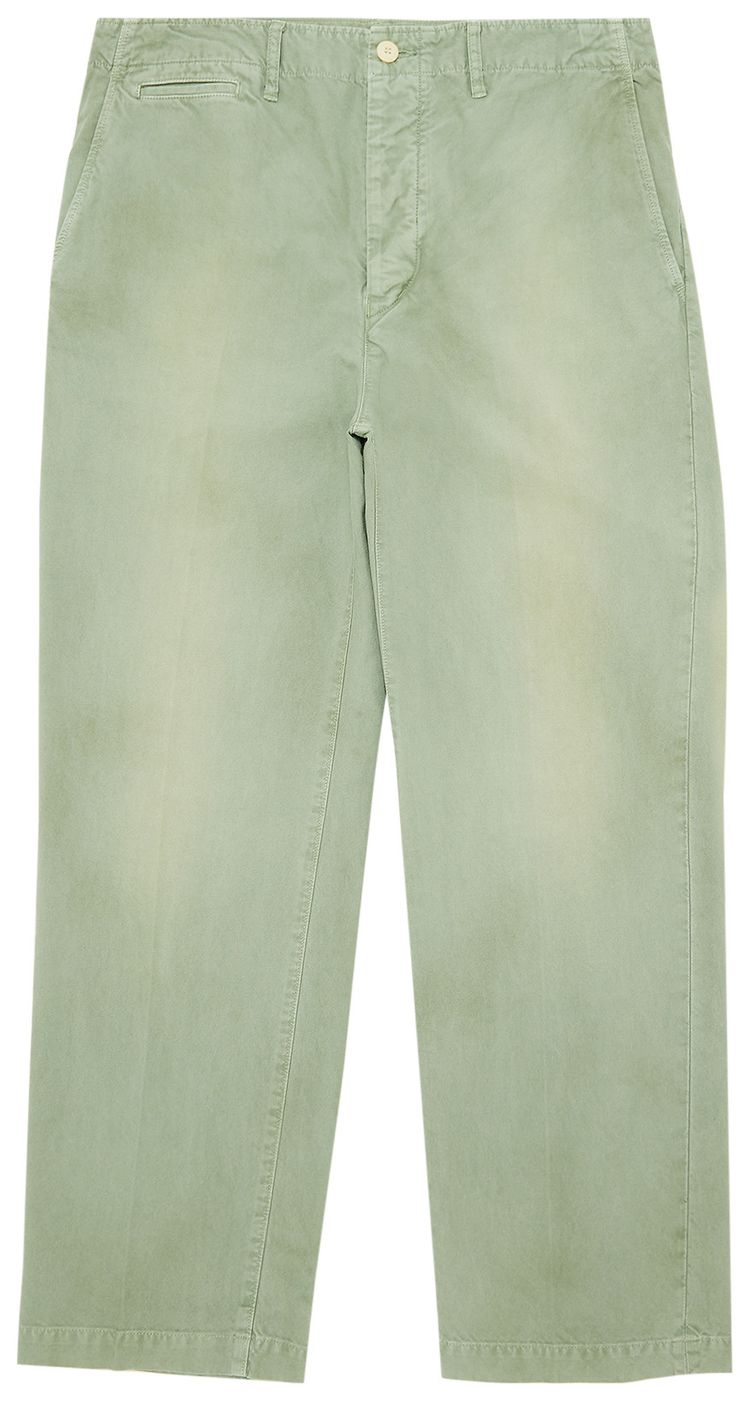 Visvim Damaged Chino Pants Light Green