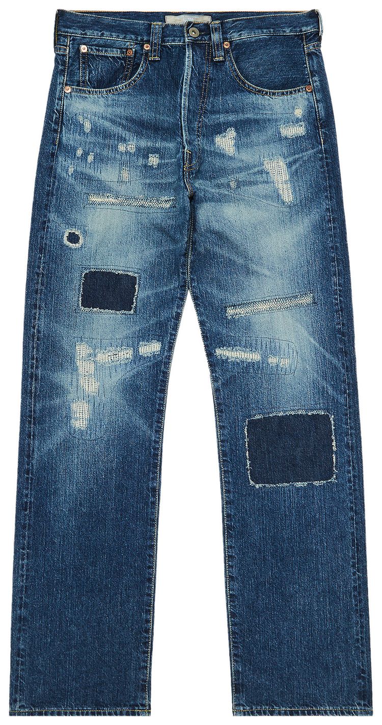 Junya Watanabe MAN Distressed Selvedge Denim Indigo
