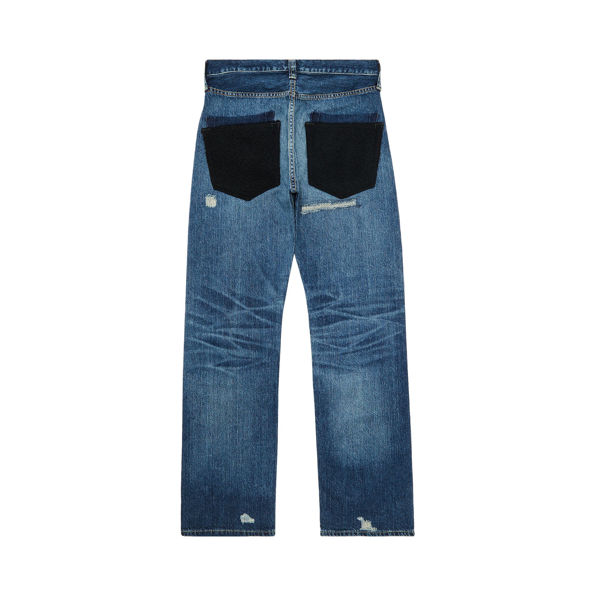 Buy Junya Watanabe MAN Distressed Selvedge Denim 'Indigo' - WN