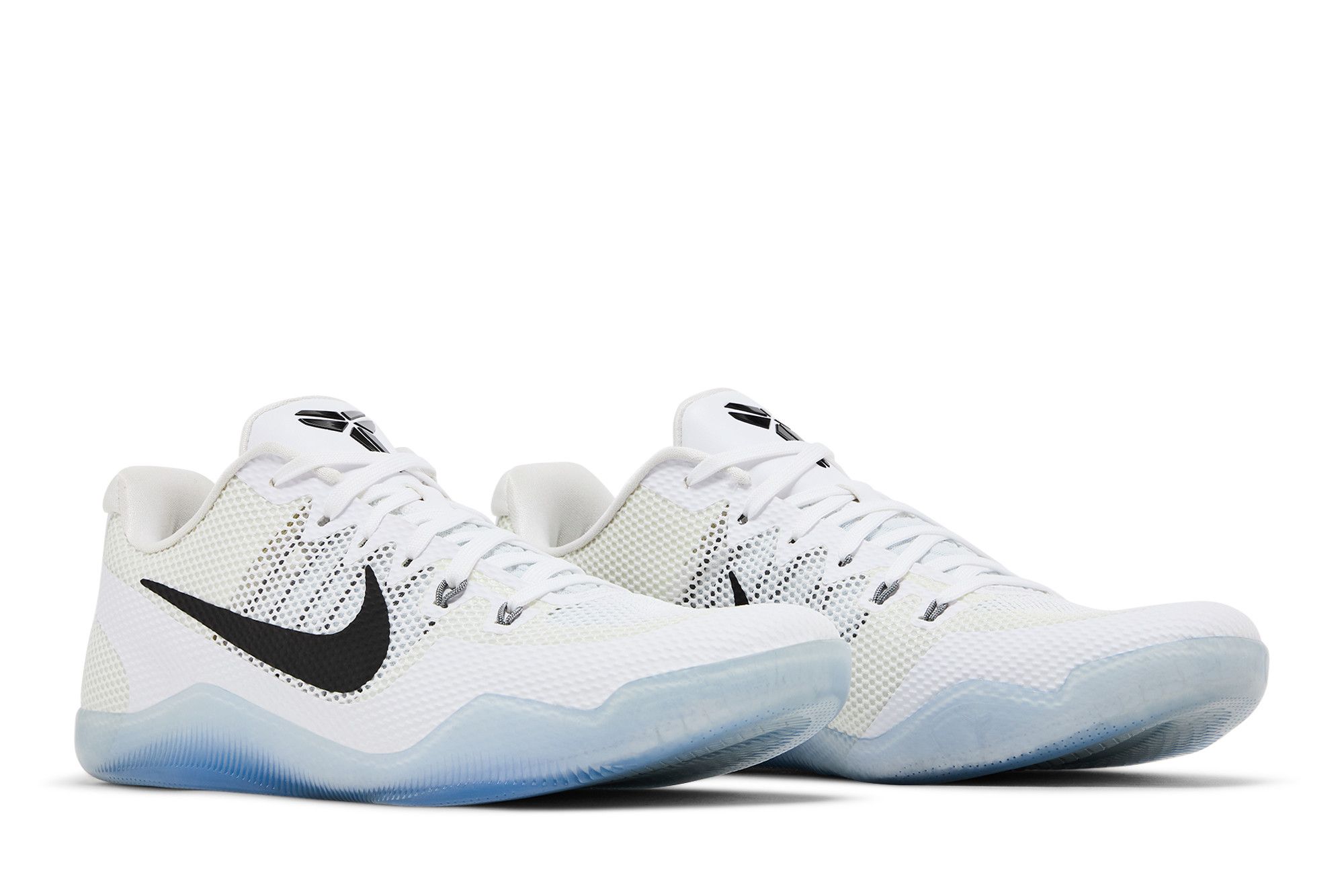 NIke Kobe 11 White Black Clear Sole 836183-100 Release Info