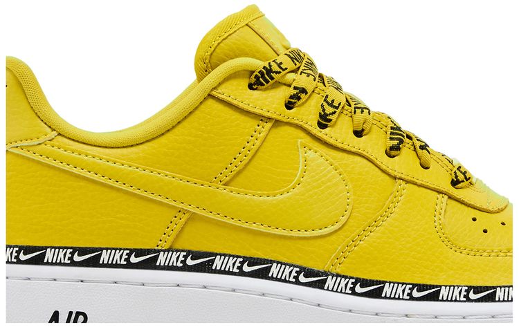 Wmns Air Force 1 Low SE Premium Overbranding Bright Citron