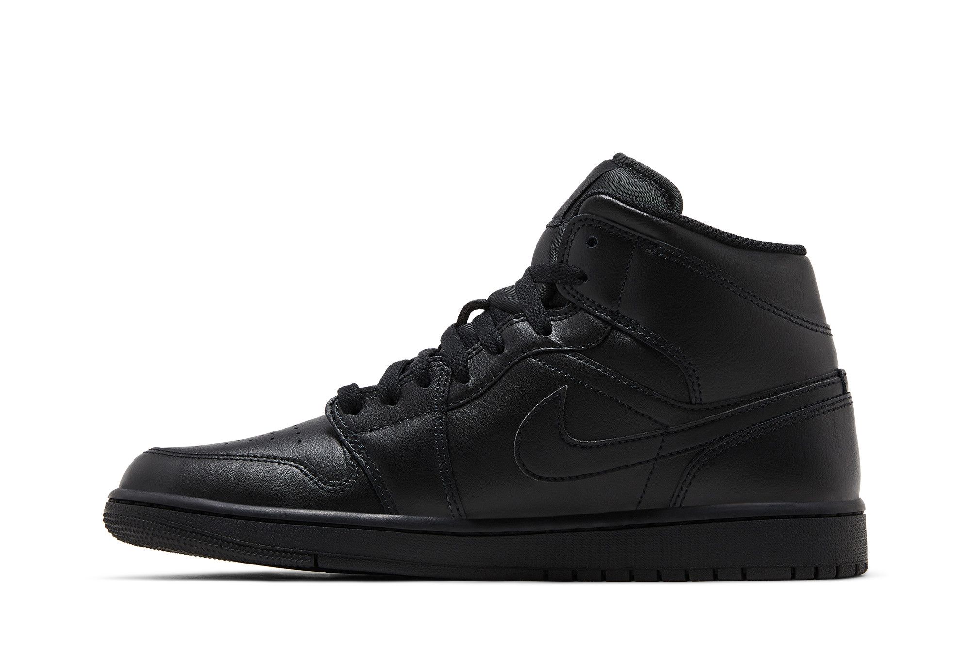 Buy Air Jordan 1 Mid 'Triple Black' 2022 - 554724 093 | GOAT