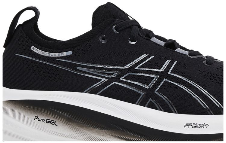 Asics Gel Nimbus 26 Wide Black Graphite Grey