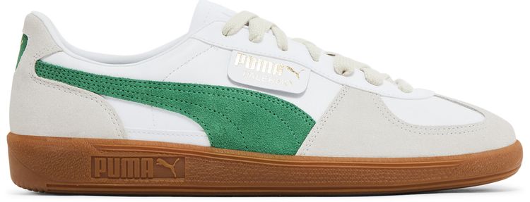 Puma Palermo Leather White Archive Green Gum