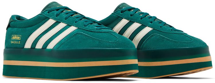 Adidas Wmns Gazelle Stack Green Cream Gum
