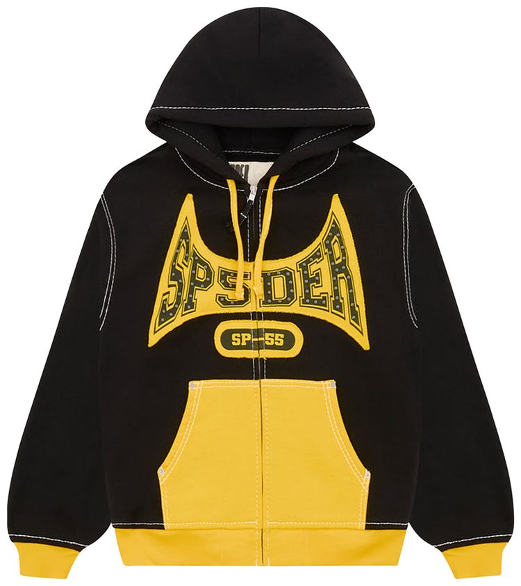 Sp5der TF Zip Hoodie Black
