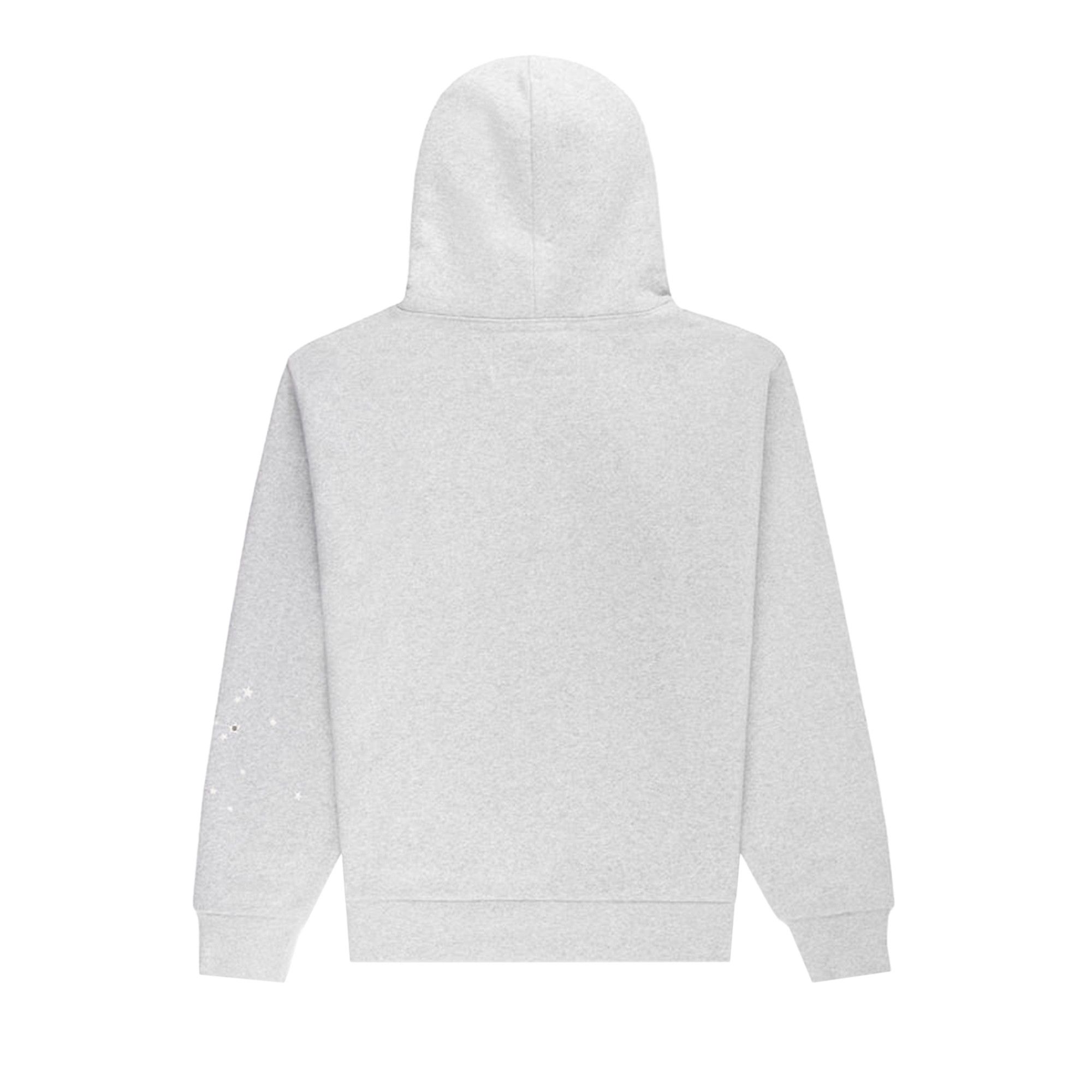 注目■SP5DER■大人気 SOUVENIR HOODIE HEATHER GREY 国内発送 Sp5der Souvenir Hoodie Heather Grey Men's - FW24 - US