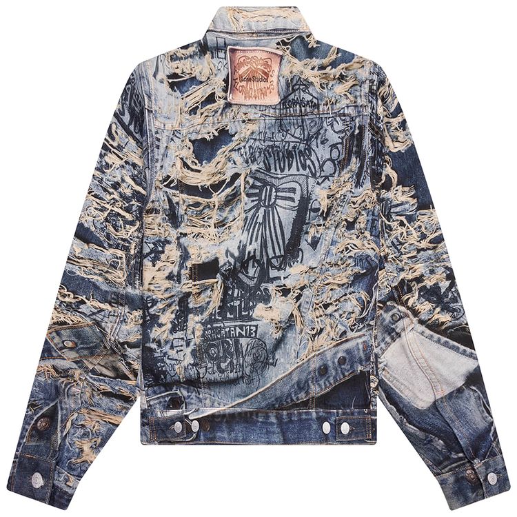 Acne Studios Windbreaker Jacket Mid Blue