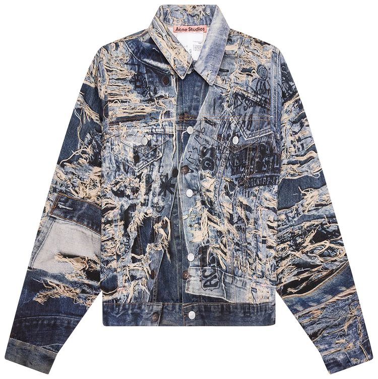 Acne Studios Windbreaker Jacket Mid Blue