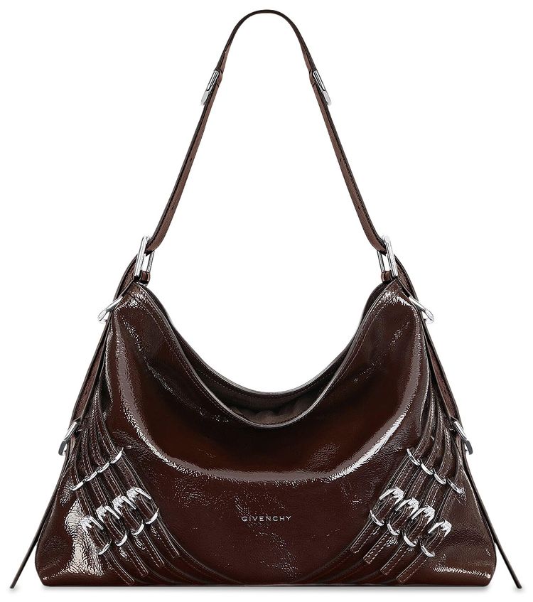 Givenchy Medium Voyou Shoulder Bag Ebony Brown