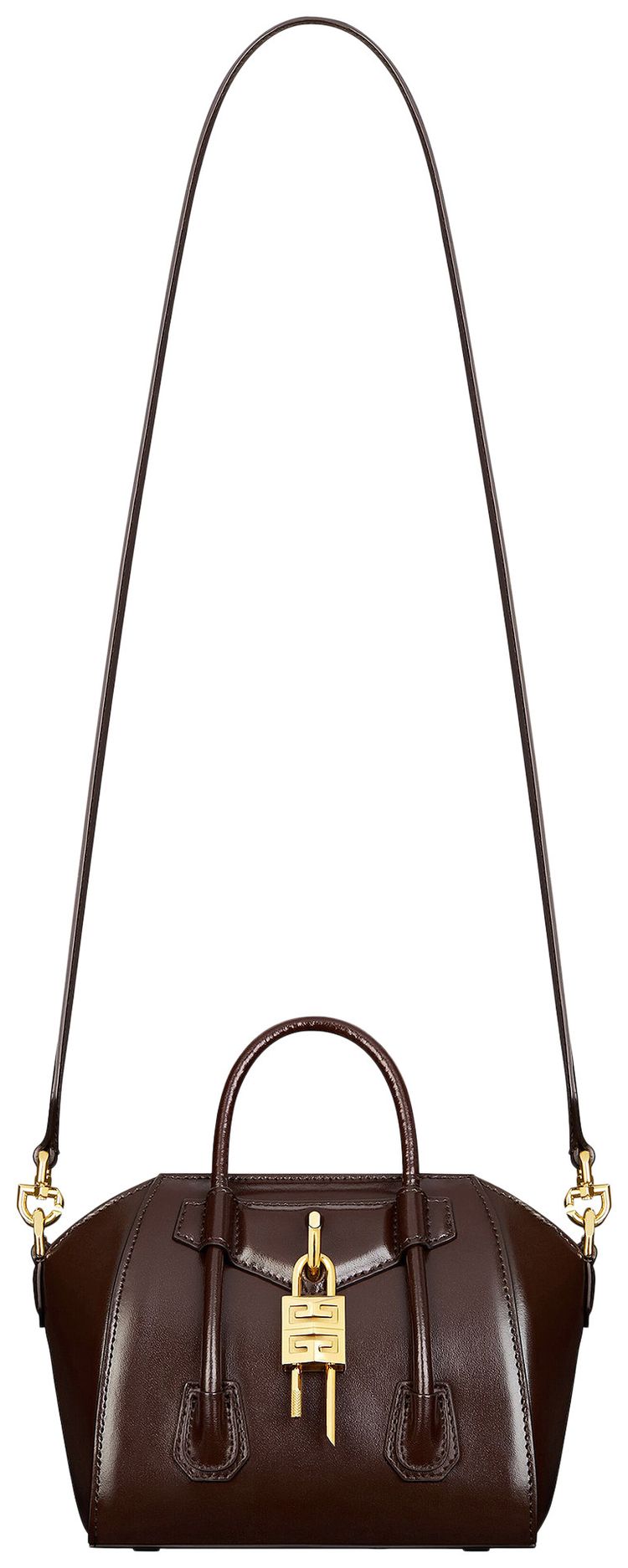 Givenchy Antigona Toy Lock Bag Ebony Brown