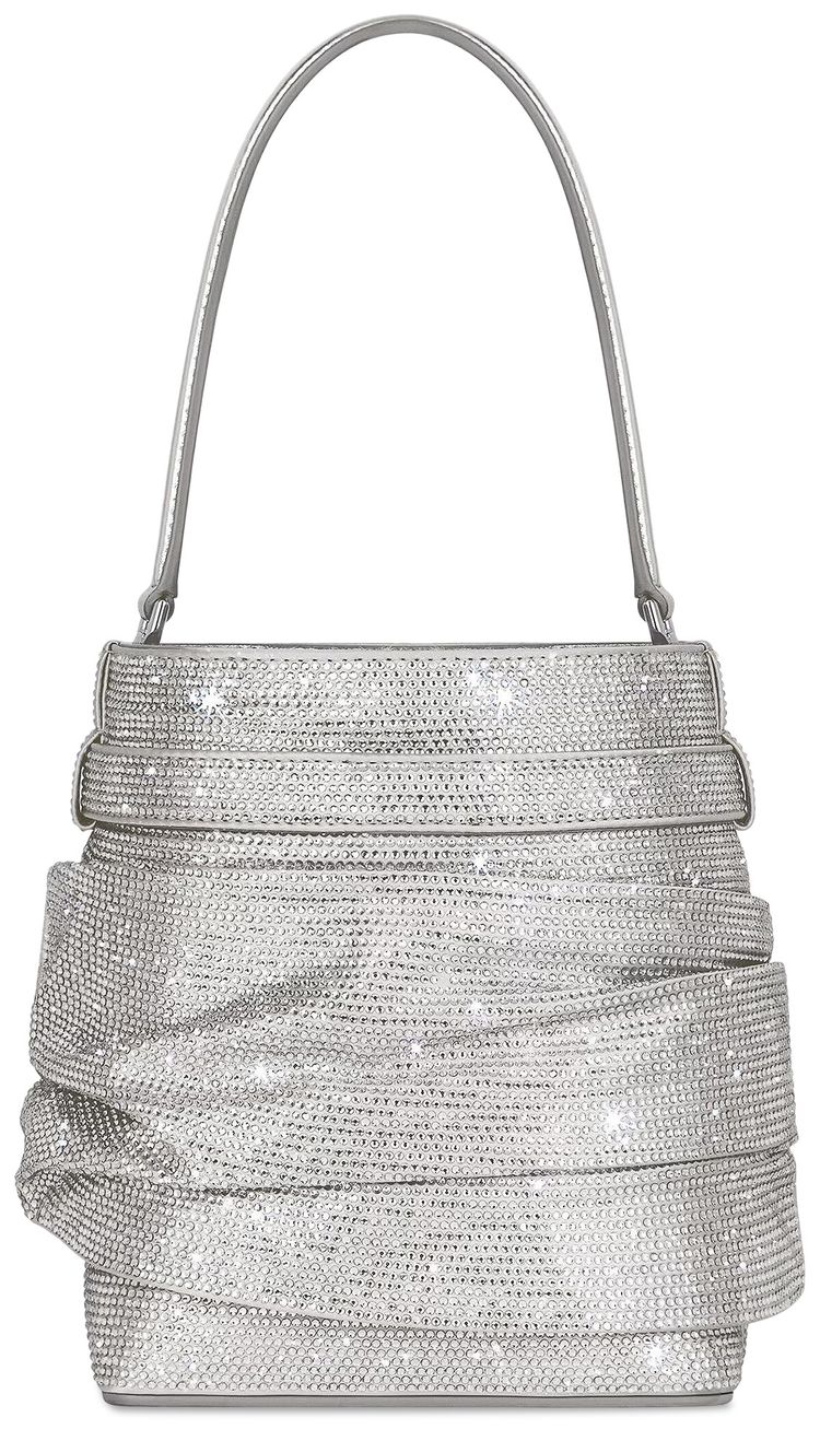 Givenchy Shark Lock Bucket Bag Light Silvery