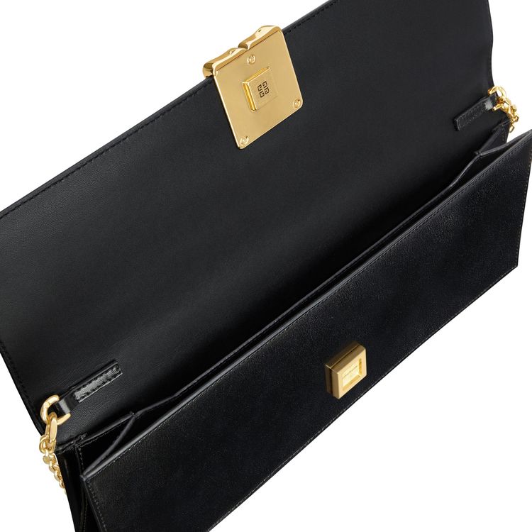 Givenchy 4G Liquid Clutch Black