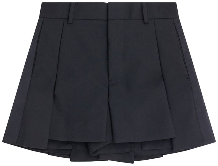 Sacai Suiting Shorts Black