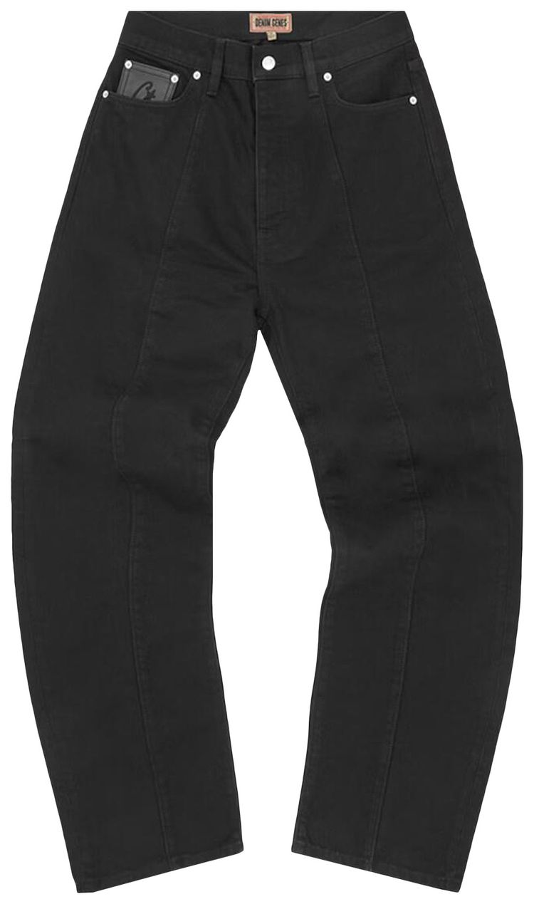 Corteiz C Star Stitch Down Jeans Triple Black