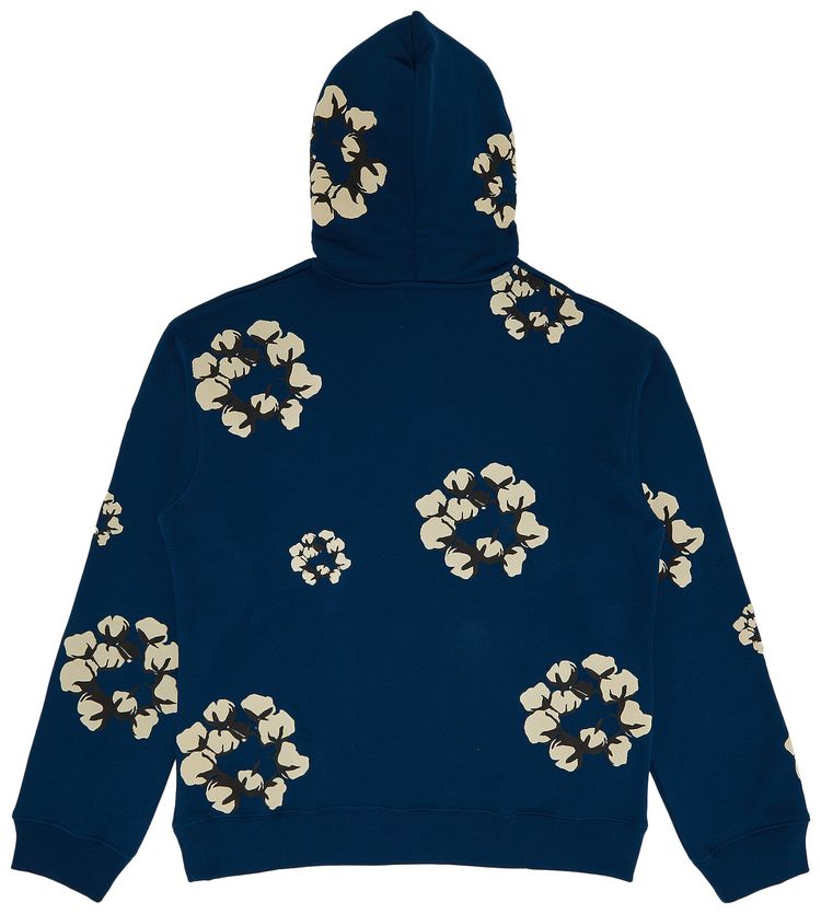 Denim Tears x Cactus Plant Flea Market Cactus Tears Wreath Hoodie Navy