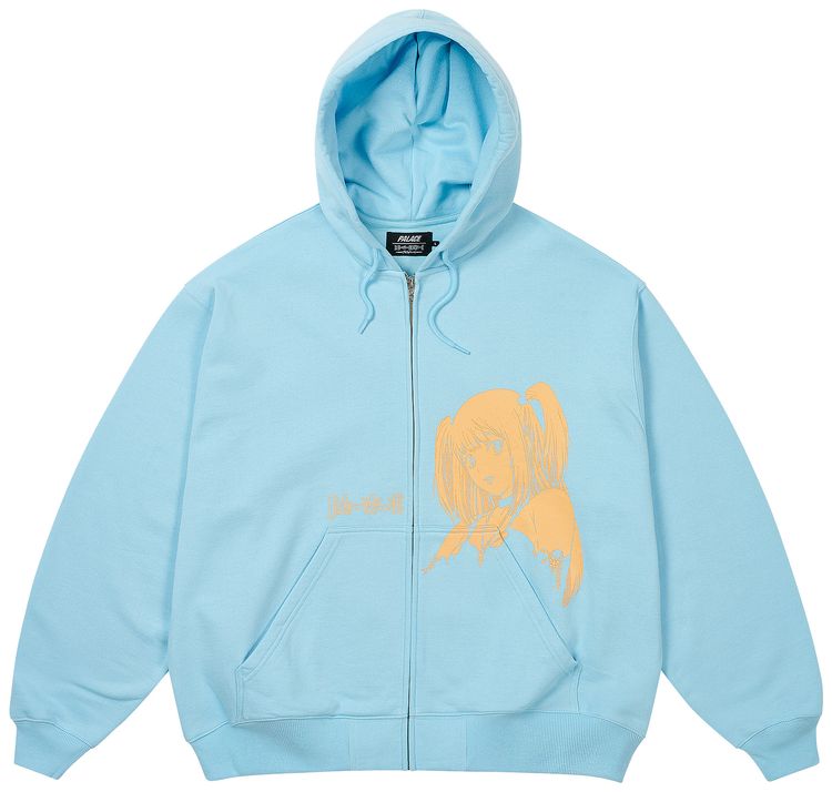 Palace Misa Zip Hood Skyline Blue