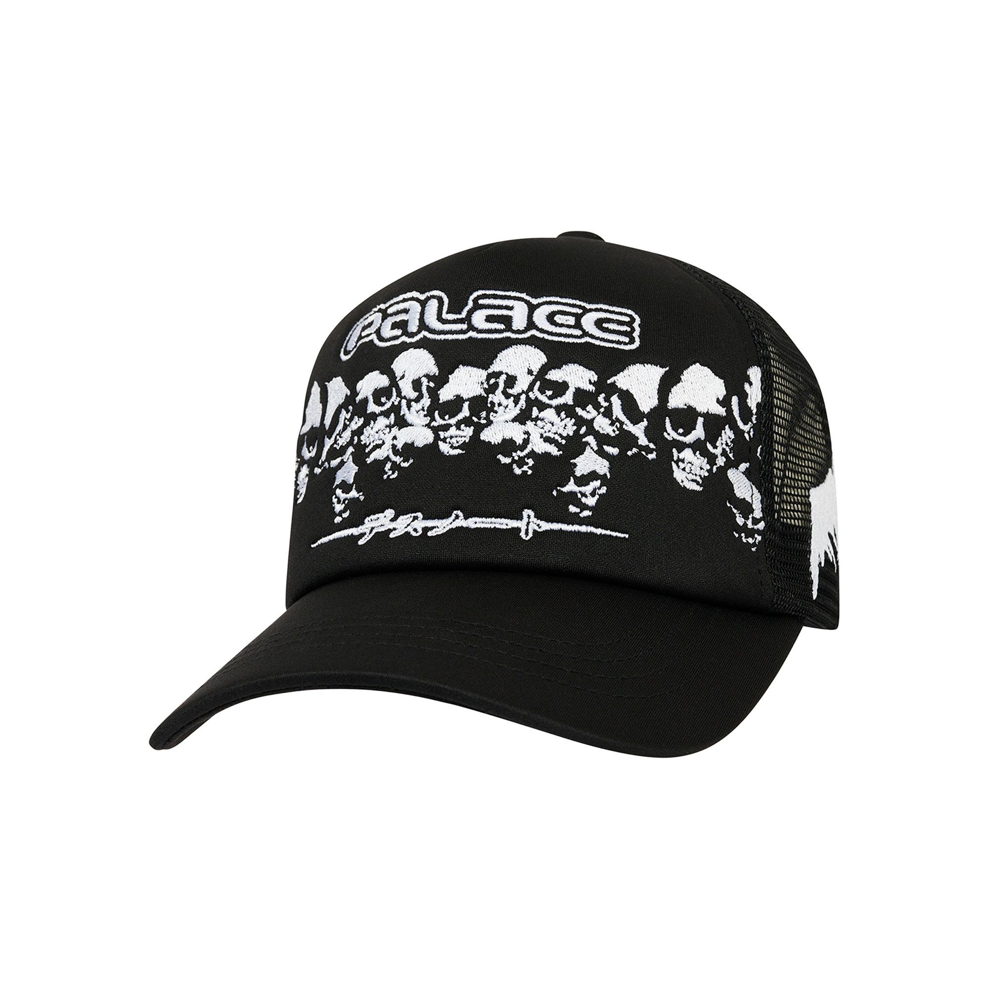 Buy Palace x Death Note Trucker 'Black' - P28H008 | GOAT