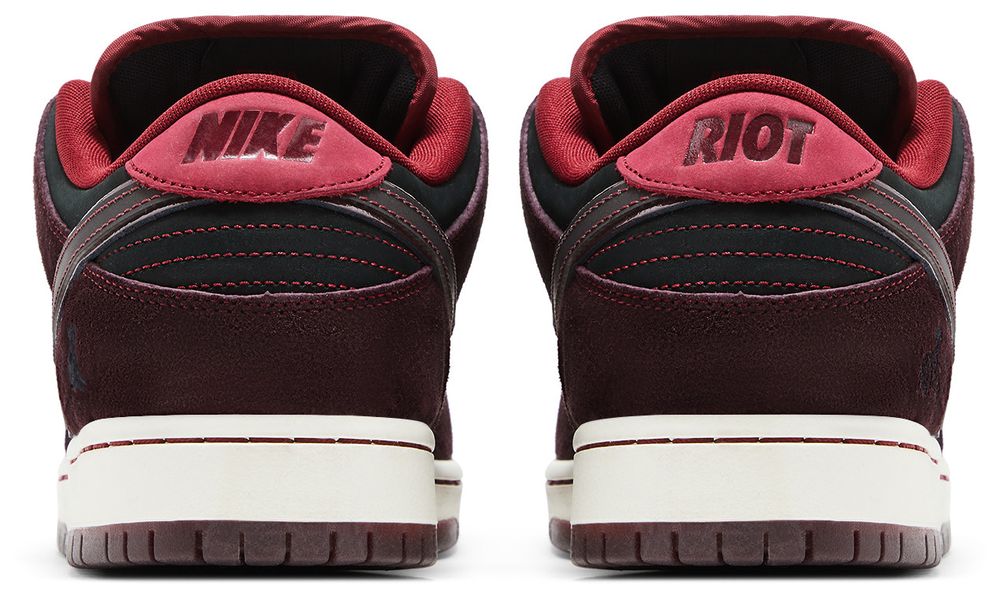 Riot Skateshop X Dunk Low Pro SB QS Mahogany Dark Beetroot