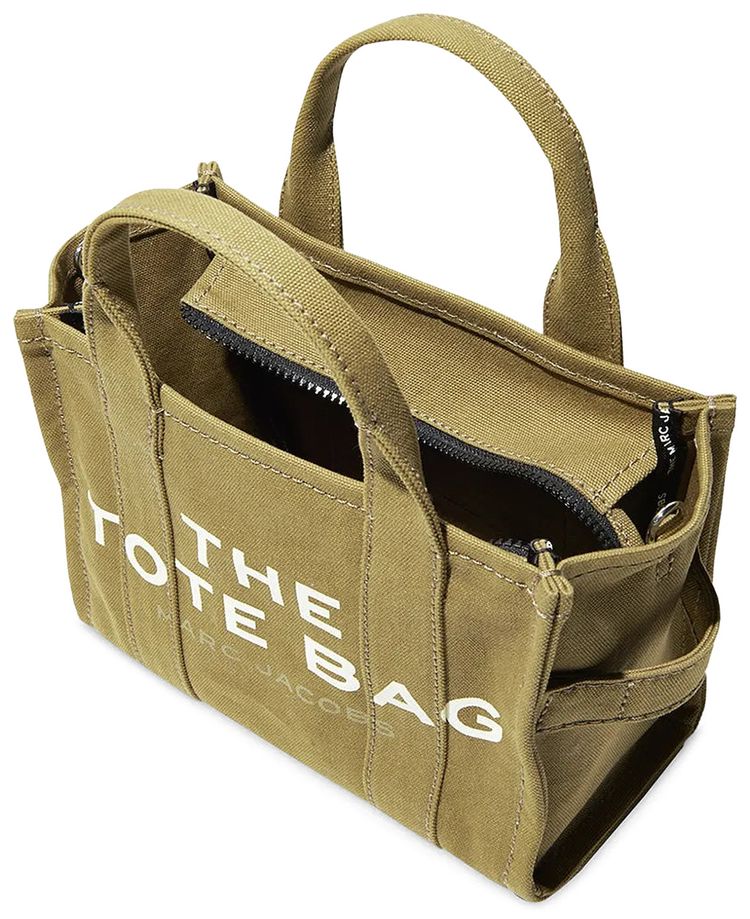 Marc Jacobs Canvas Small Tote Bag Slate Green