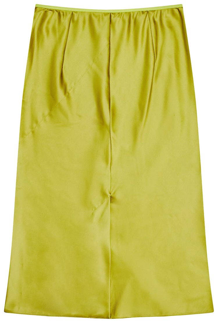 Dries Van Noten Satin Skirt Olive