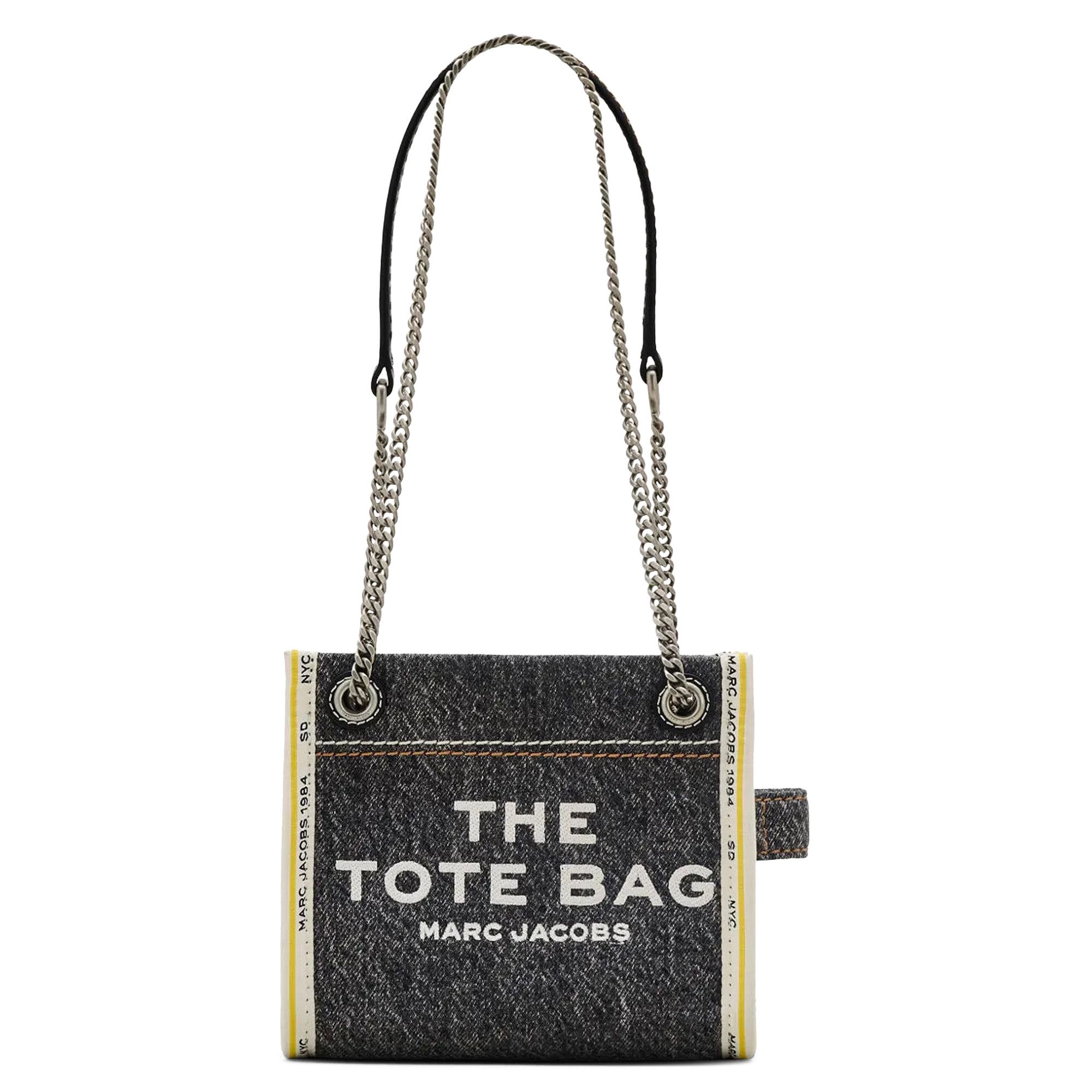 トートバッグ MARC JACOBS Woman Tote bags Black 2F4HCR016H05 965 Buy Marc Jacobs Denim Chain Crossbody Tote Bag 'Black Wash