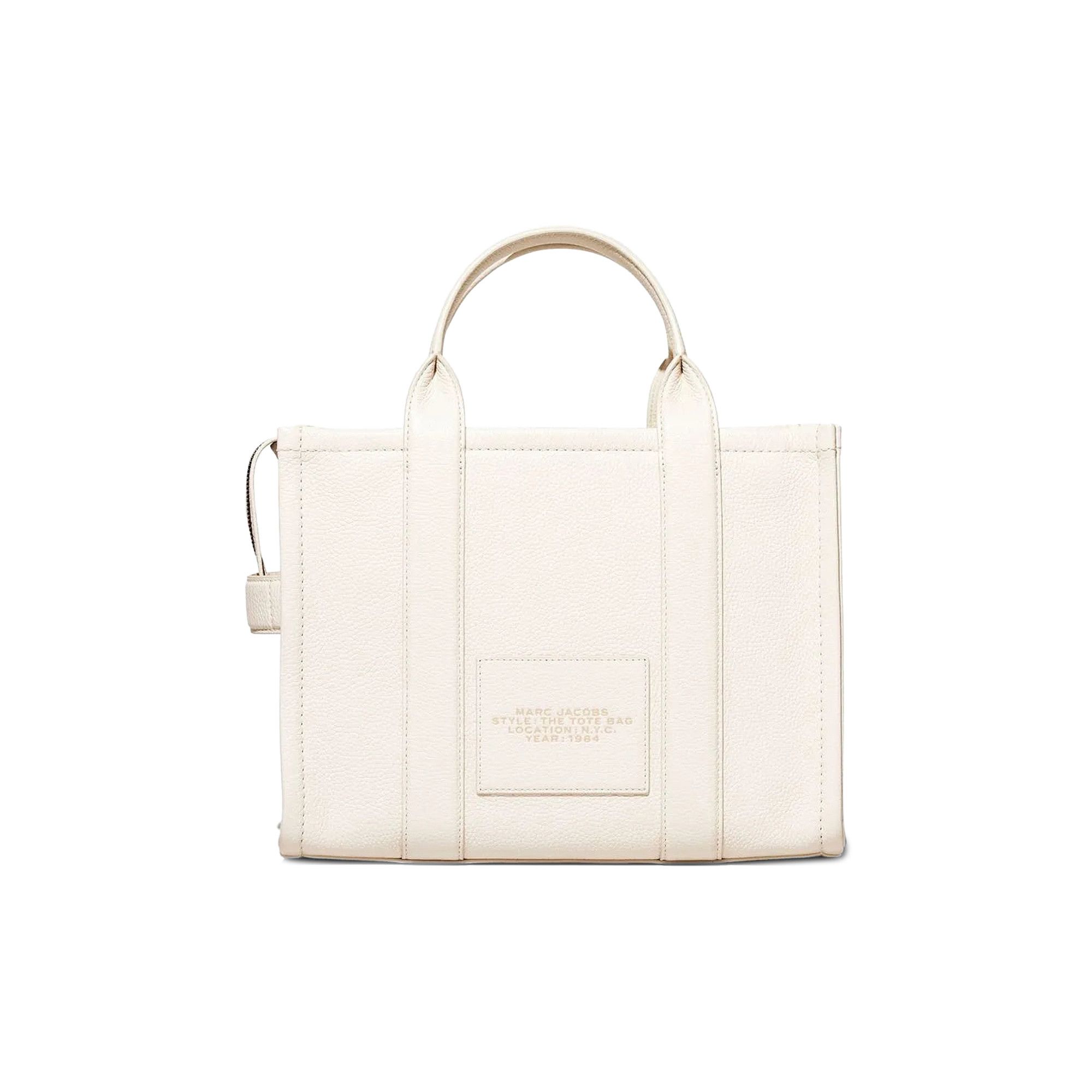 Buy Marc Jacobs Leather Medium Tote Bag 'White' - H004L01PF21 140