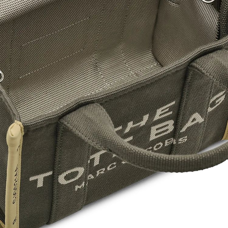 Marc Jacobs Jacquard Small Tote Bag Bronze Gren