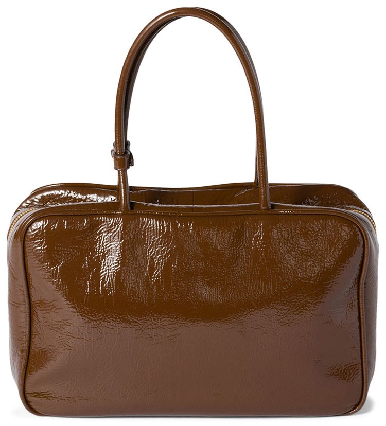 Miu Miu Beau Naplak Patent Leather Bag Palisander