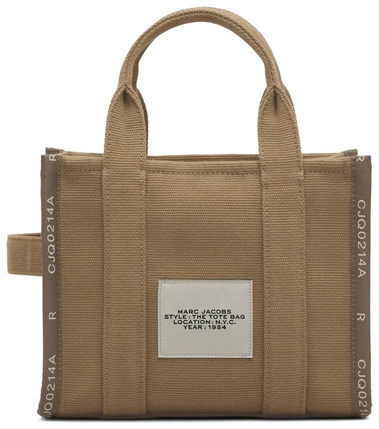 Marc Jacobs Jacquard Small Tote Bag Camel