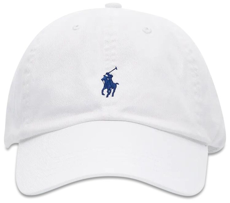 Polo Ralph Lauren Chino Sport Cap WhiteMarlin Blue