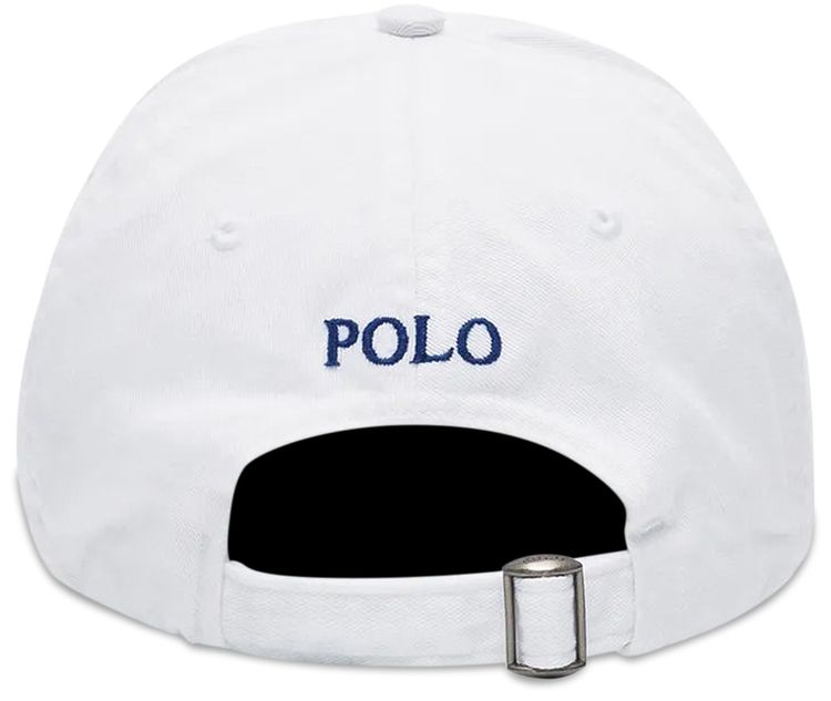 Polo Ralph Lauren Chino Sport Cap WhiteMarlin Blue