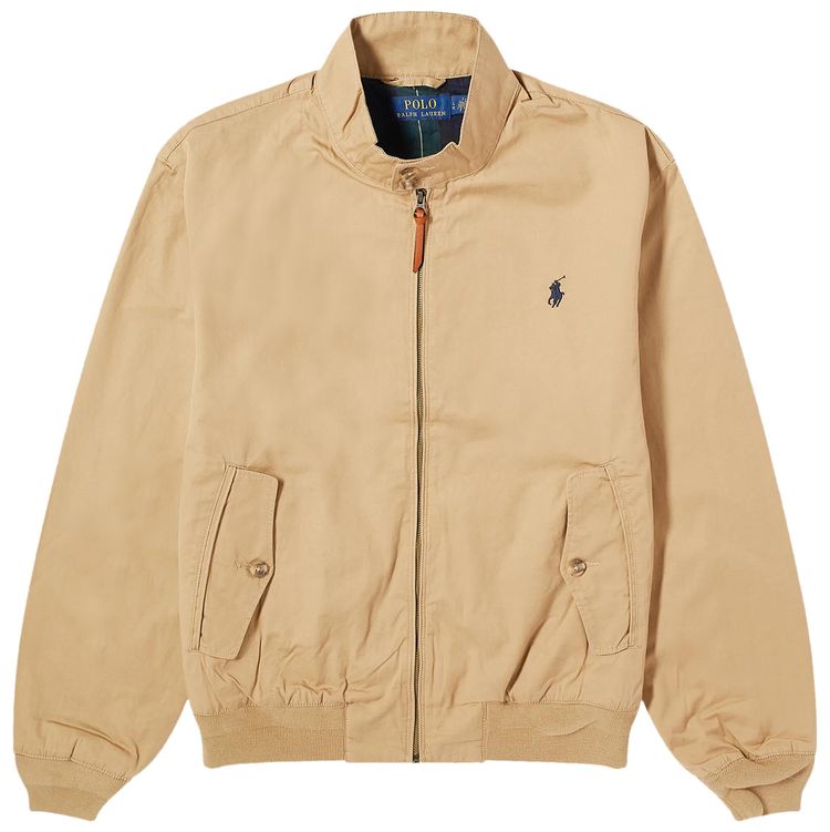 Polo Ralph Lauren Lined Windbreaker Jacket Cafe Tan