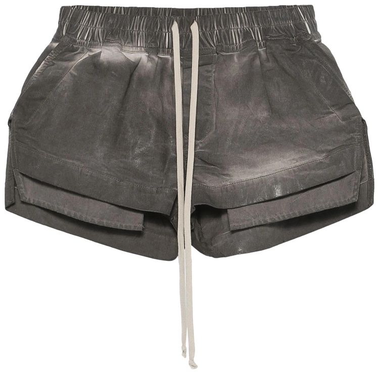Rick Owens DRKSHDW Denim Fog Boxer Shorts Dark Dust