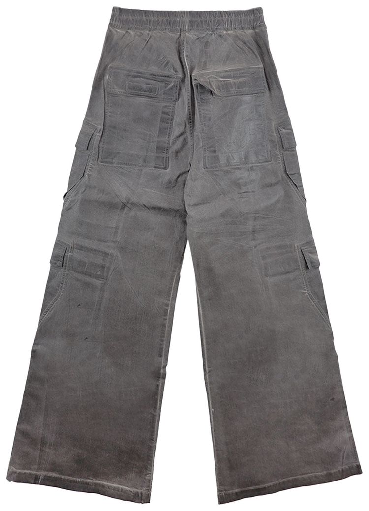 Rick Owens DRKSHDW Foil Denim Double Cargo Jumbo Belas Pants Dark Dust
