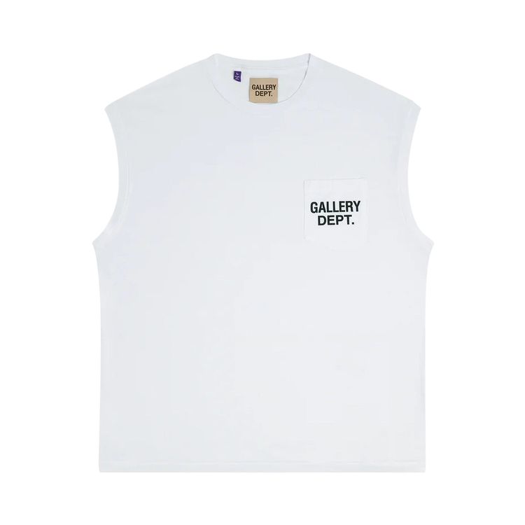 Gallery Dept Augi Sleeveless Tee White